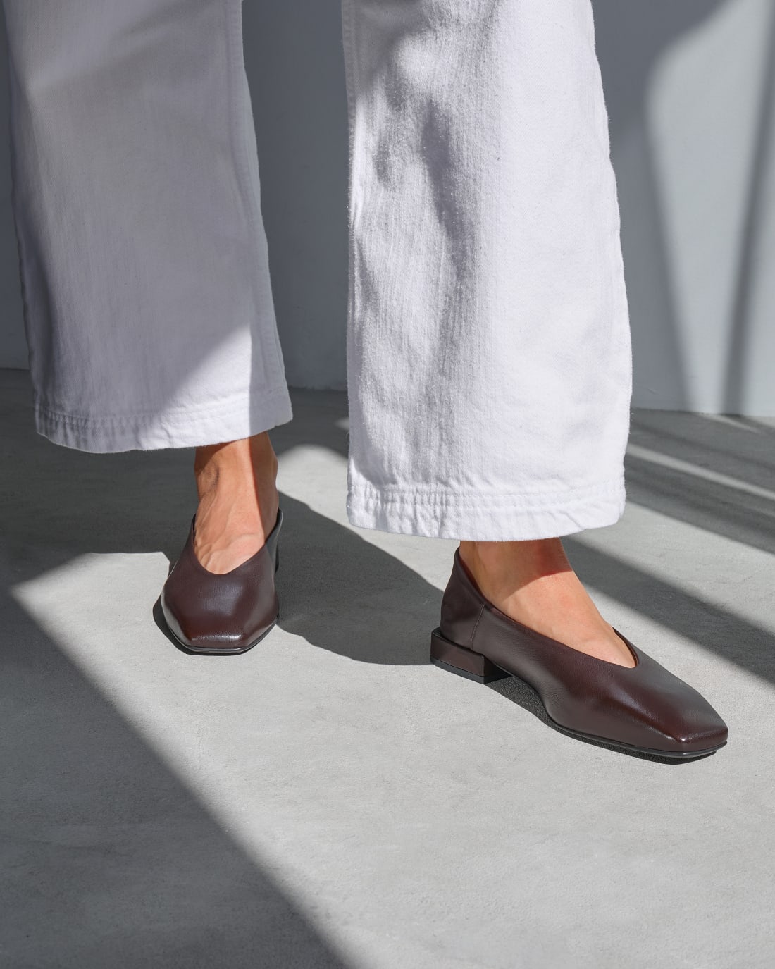 Темно-коричневые кожаные туфли - Image 5 of 7