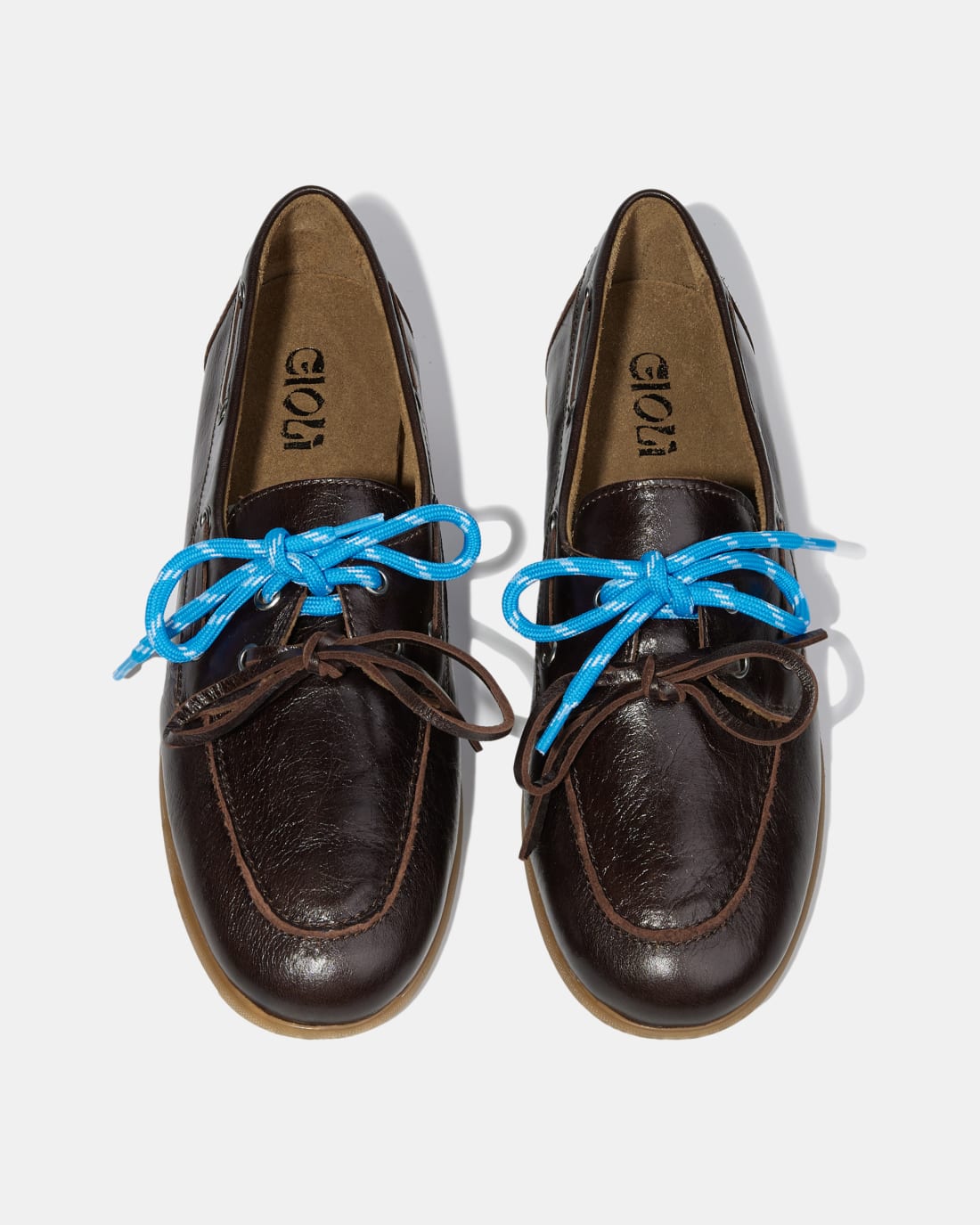 Темно-коричневые кожаные мокасины - Image 3 of 5