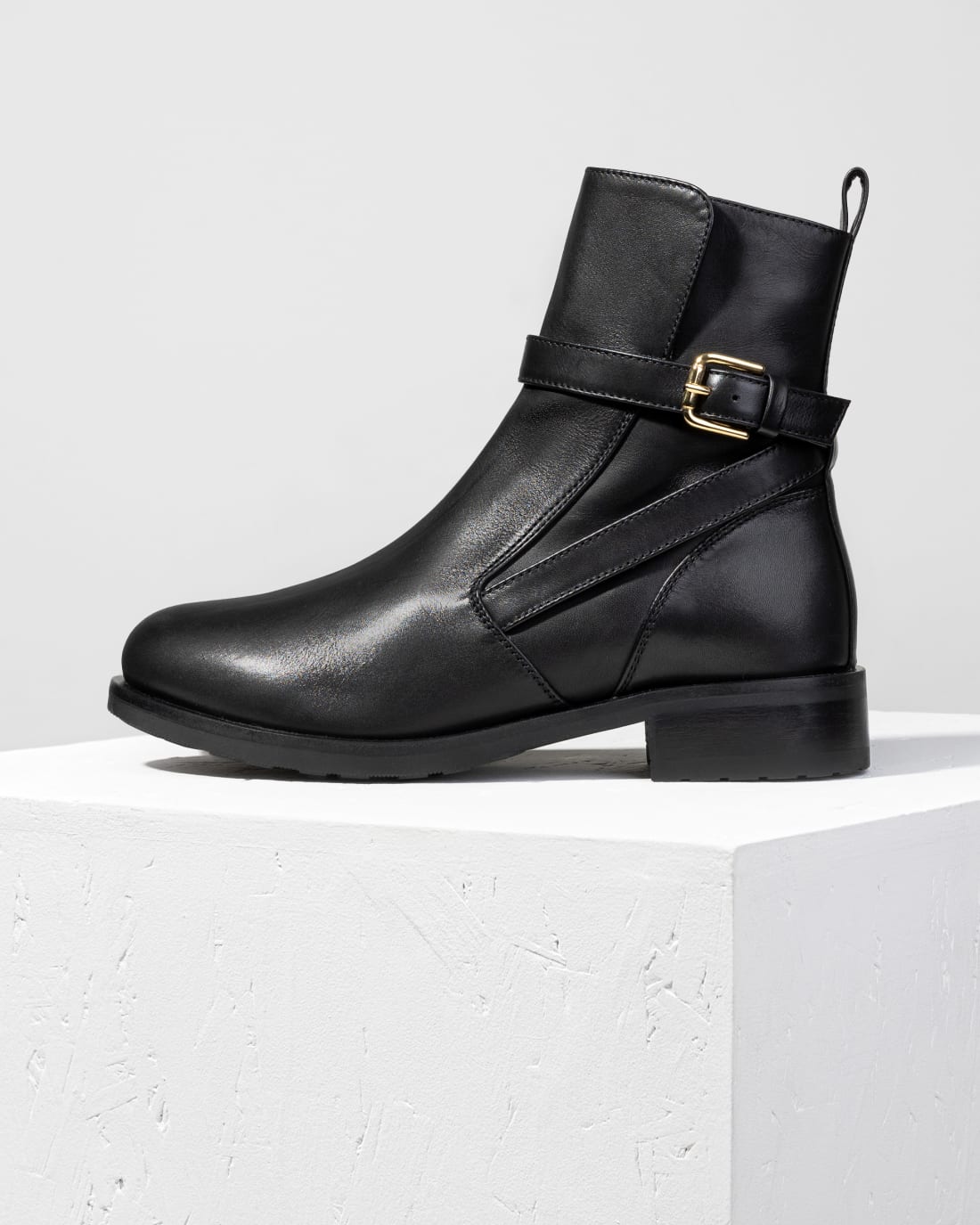 Черные кожаные ботинки - Main image
