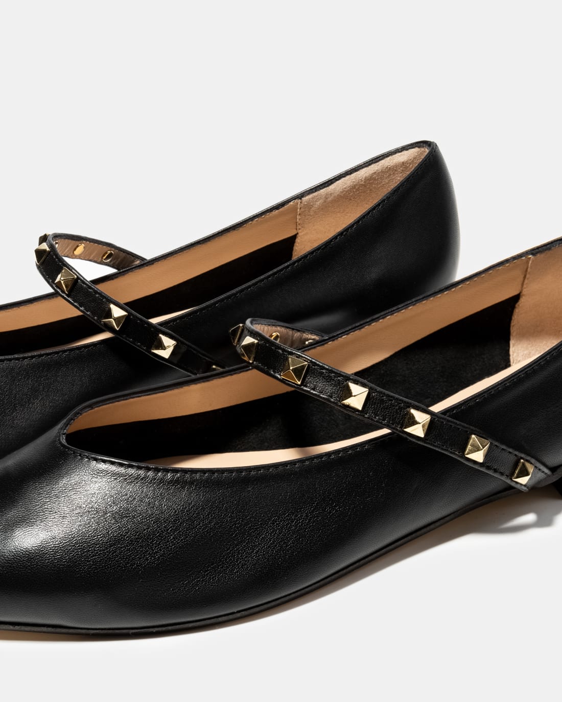 Черные балетки из натуральной кожи на ремешке - Image 4 of 4