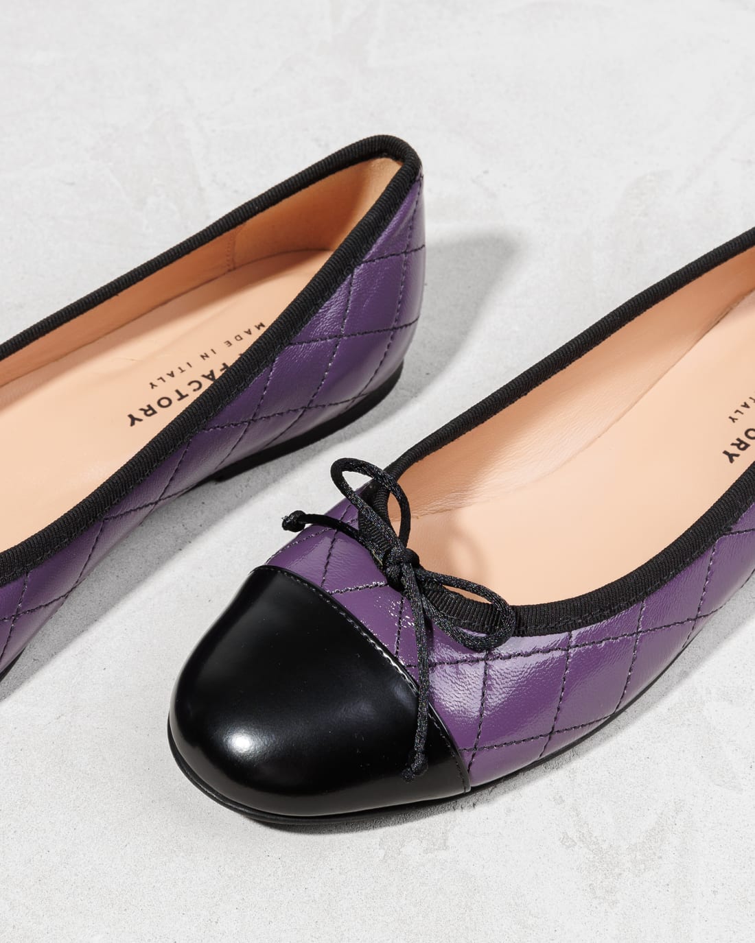 Фиолетовые балетки из натуральной кожи - Image 4 of 6