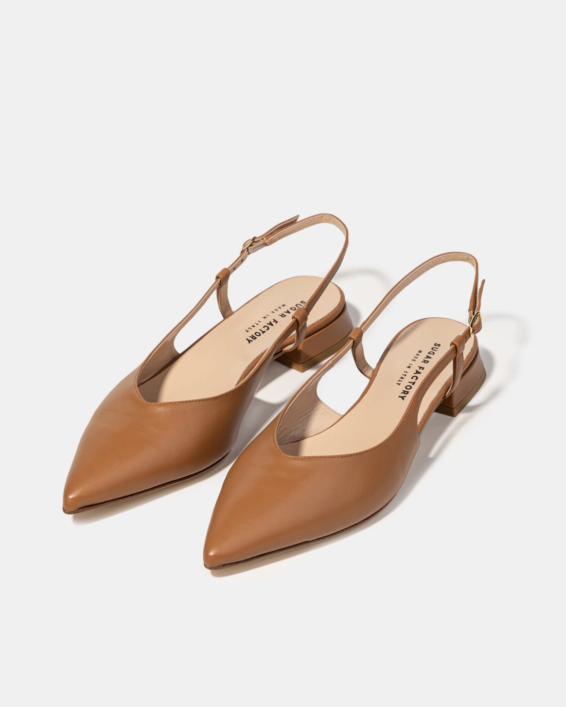 Коричневые кожаные туфли на ремешке - Image 2 of 4