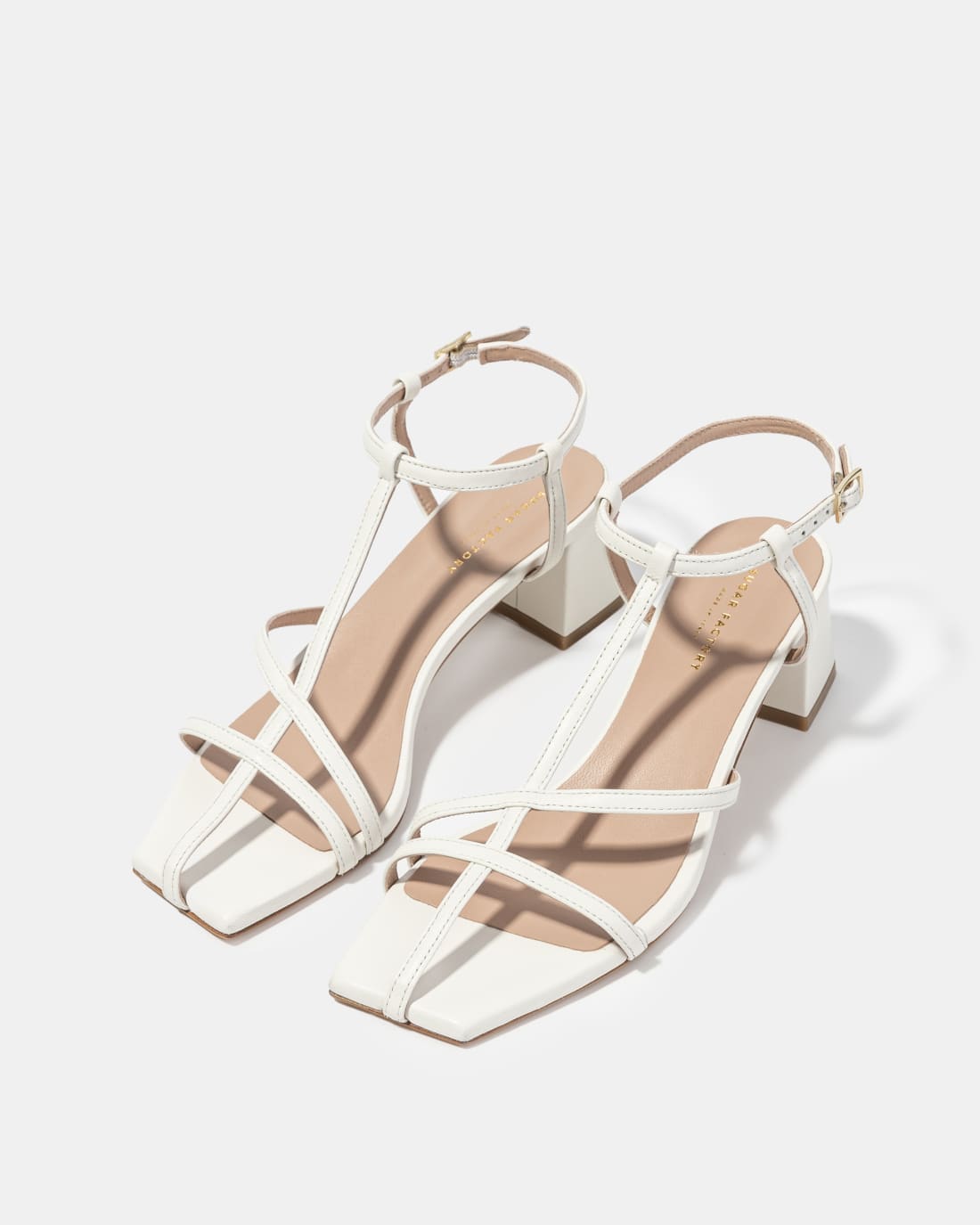 Белые босоножки с ремешками - Image 2 of 4