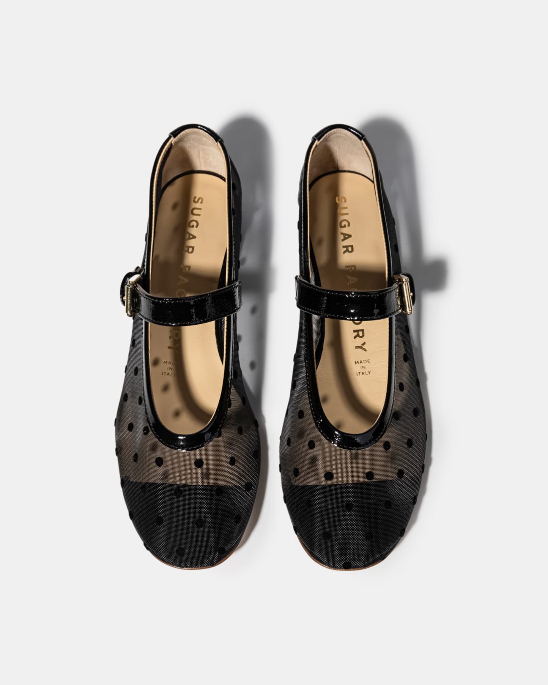 Черные балетки из текстильной сетки - Image 3 of 6