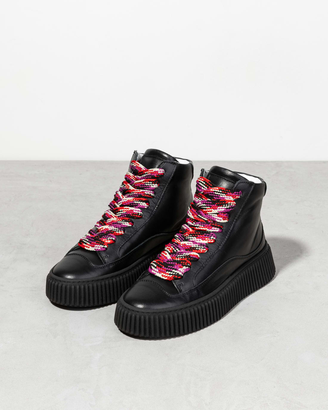 Черные кожаные кеды - Image 2 of 3