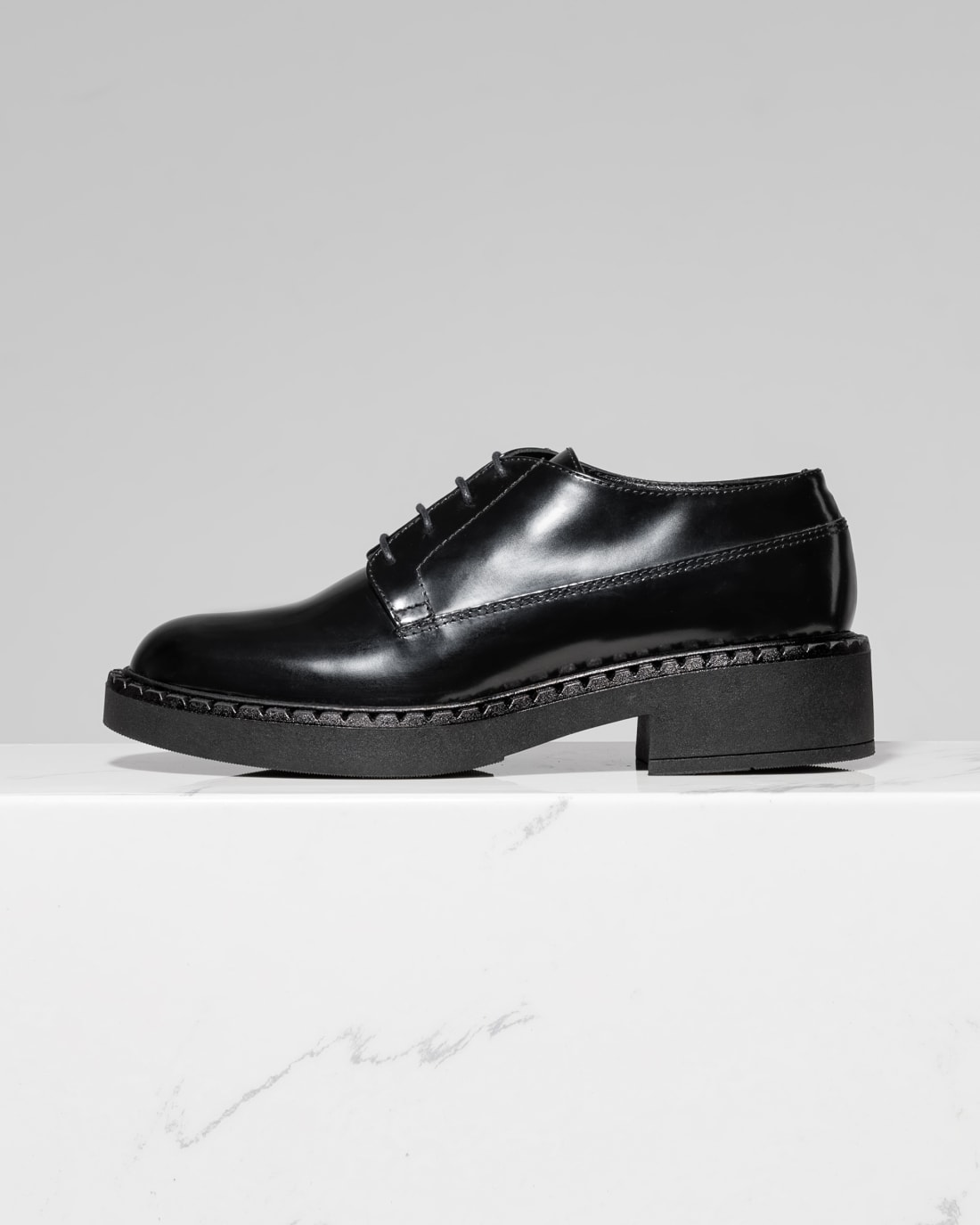 Черные кожаные туфли классического стиля - Image 1 of 5