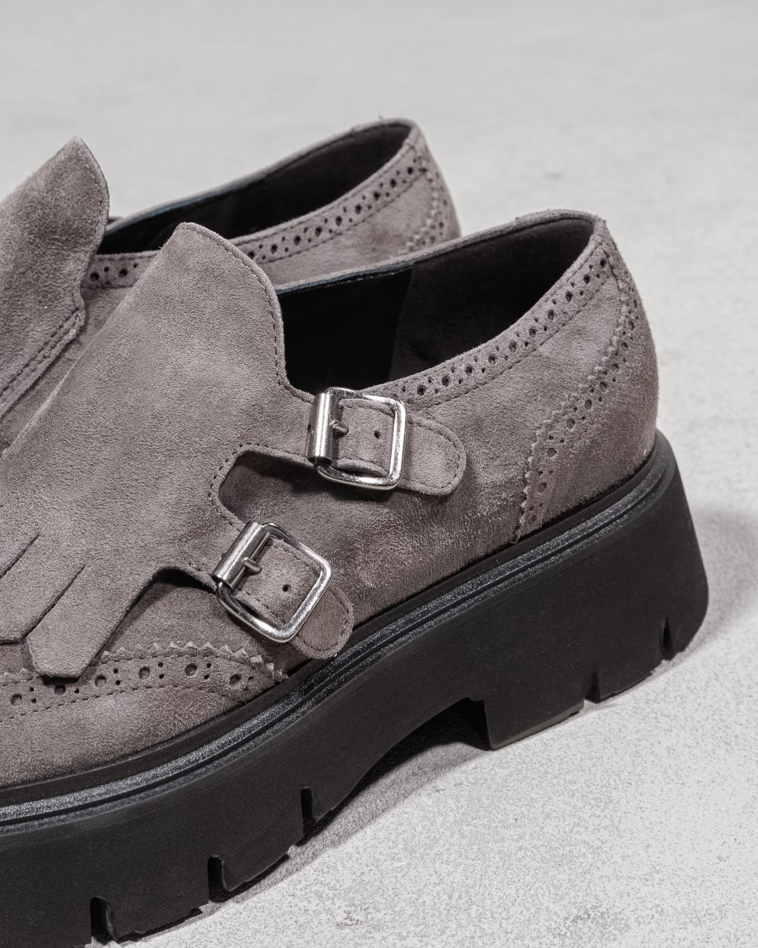 Темно-серые замшевые монки - Image 4 of 5