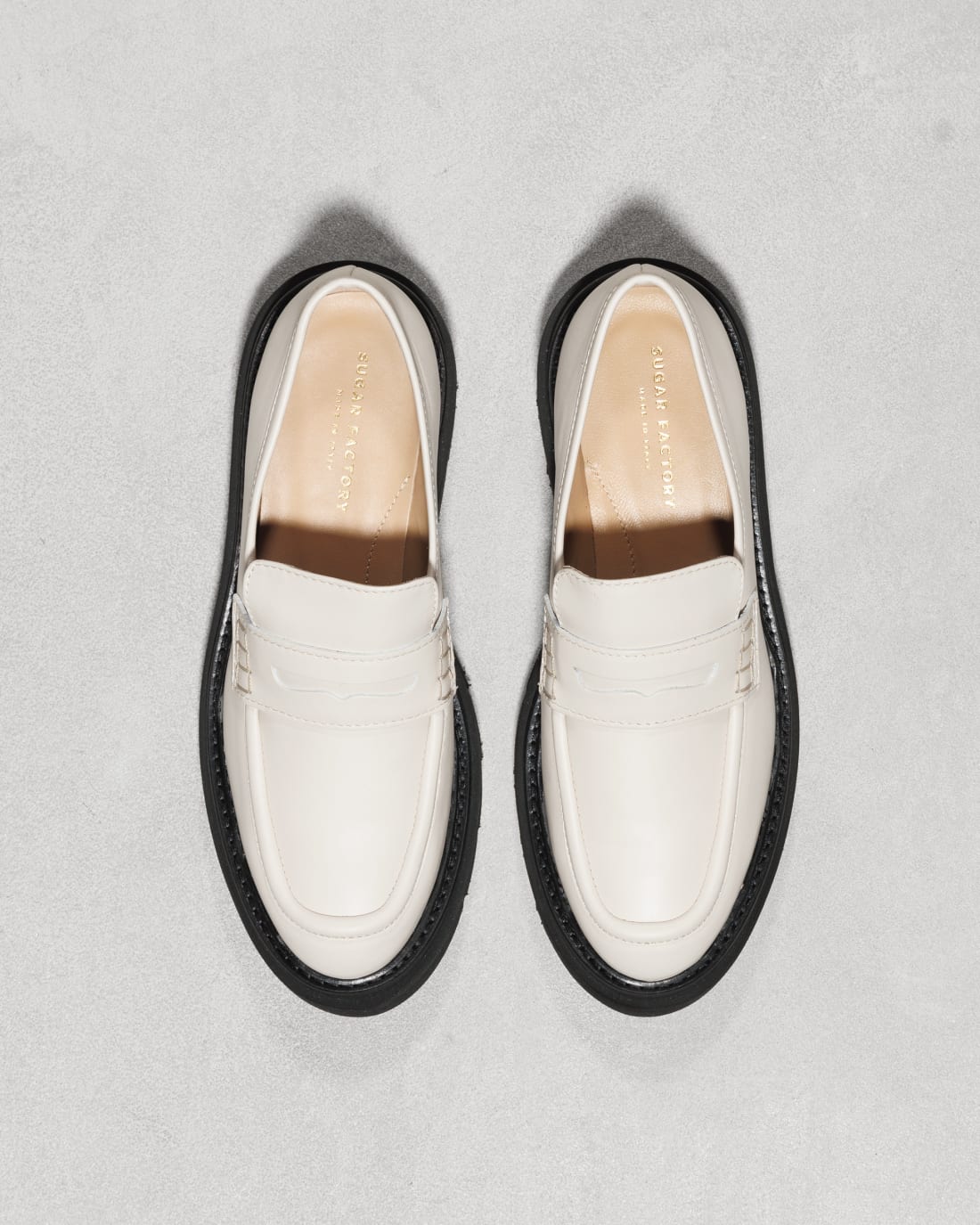 Молочные кожаные лоферы - Image 2 of 5