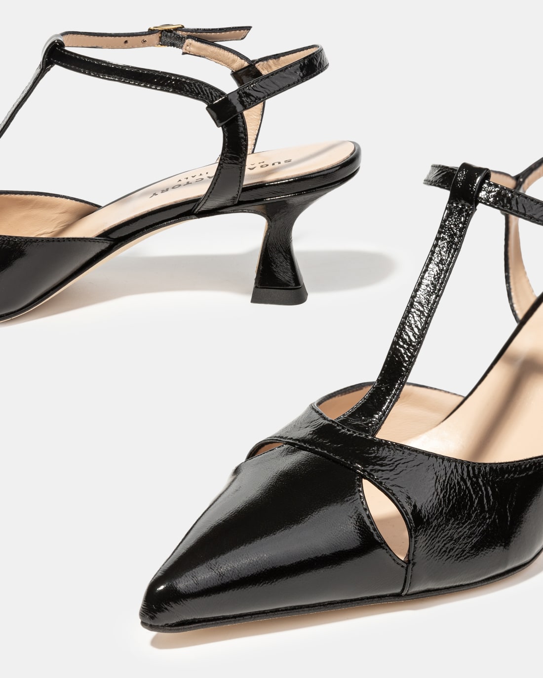 Черные кожаные туфли с ремешками - Image 4 of 4