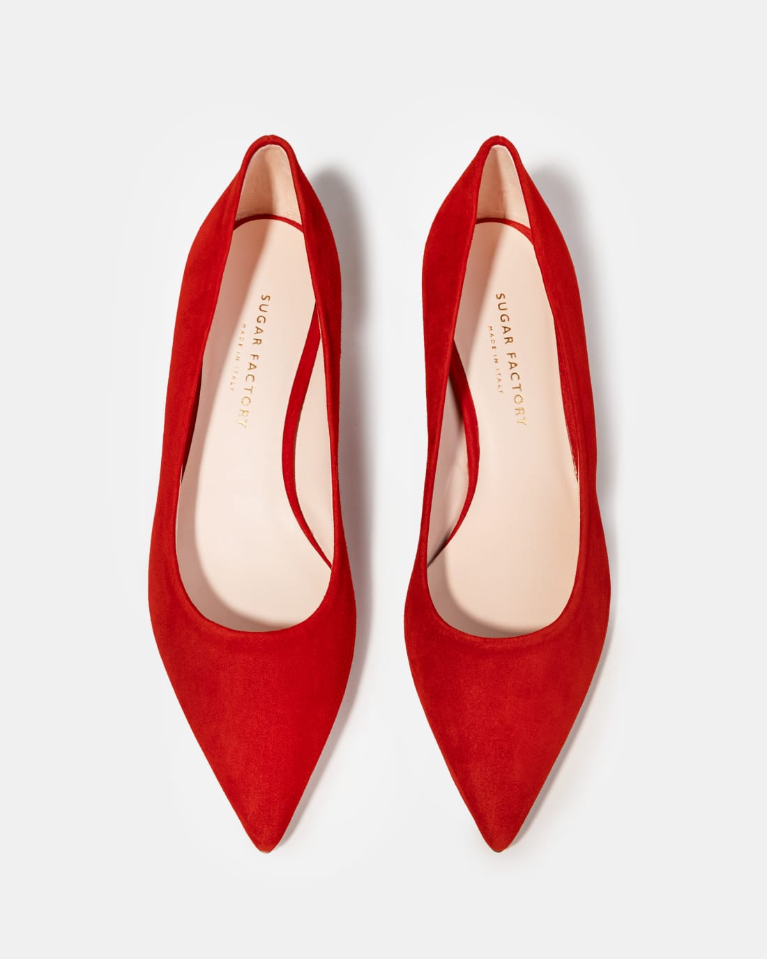 Красные замшевые классические туфли - Image 3 of 5