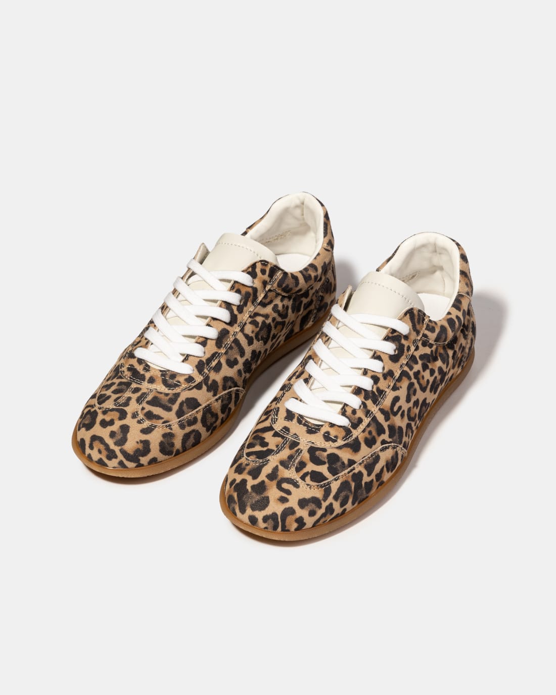 Замшевые кеды с леопардовым принтом - Image 2 of 4
