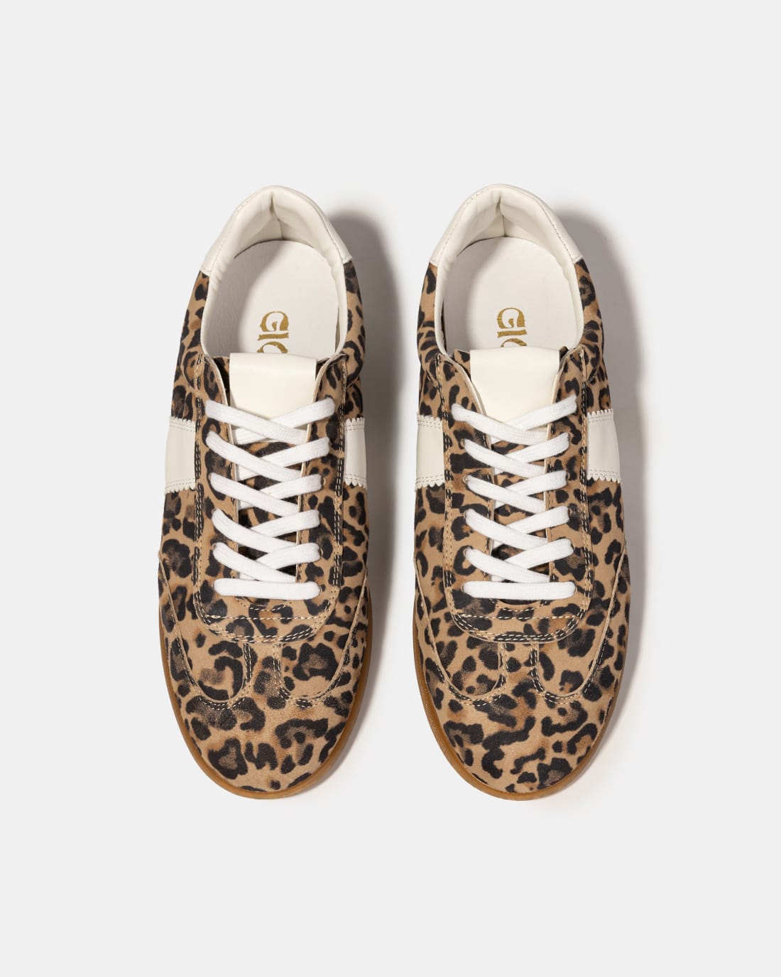 Замшевые кеды с леопардовым принтом - Image 3 of 5