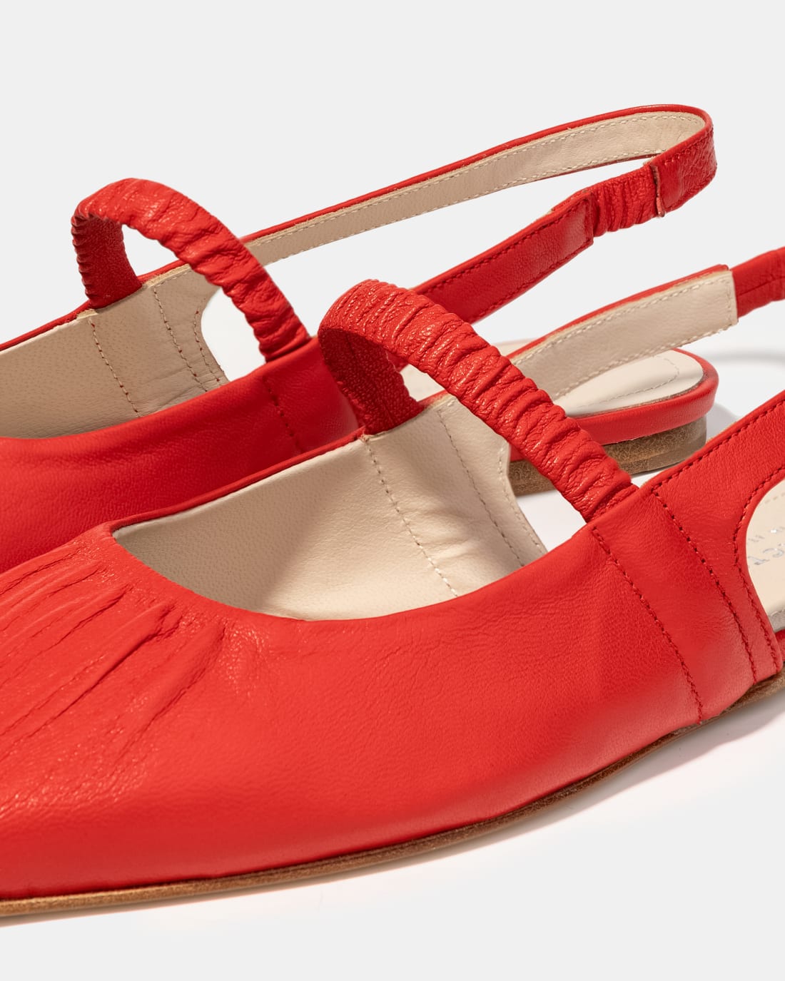 Красные туфли из натуральной кожи - Image 4 of 5