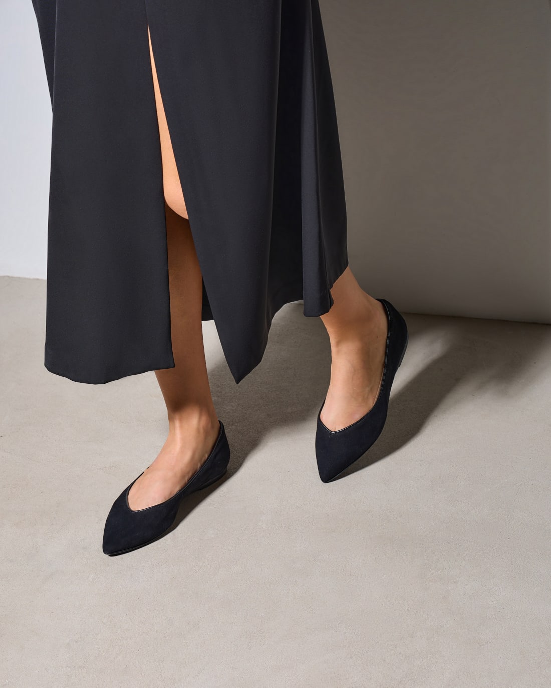 Черные замшевые балетки - Image 6 of 6