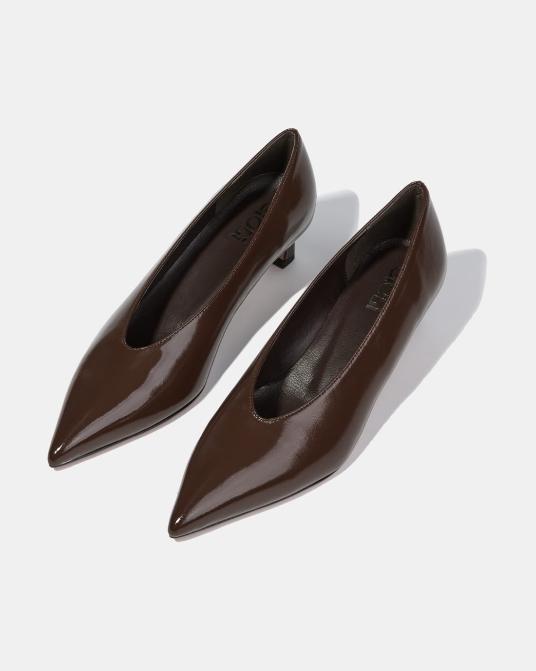 Темно-коричневые туфли из натуральной кожи - Image 2 of 5