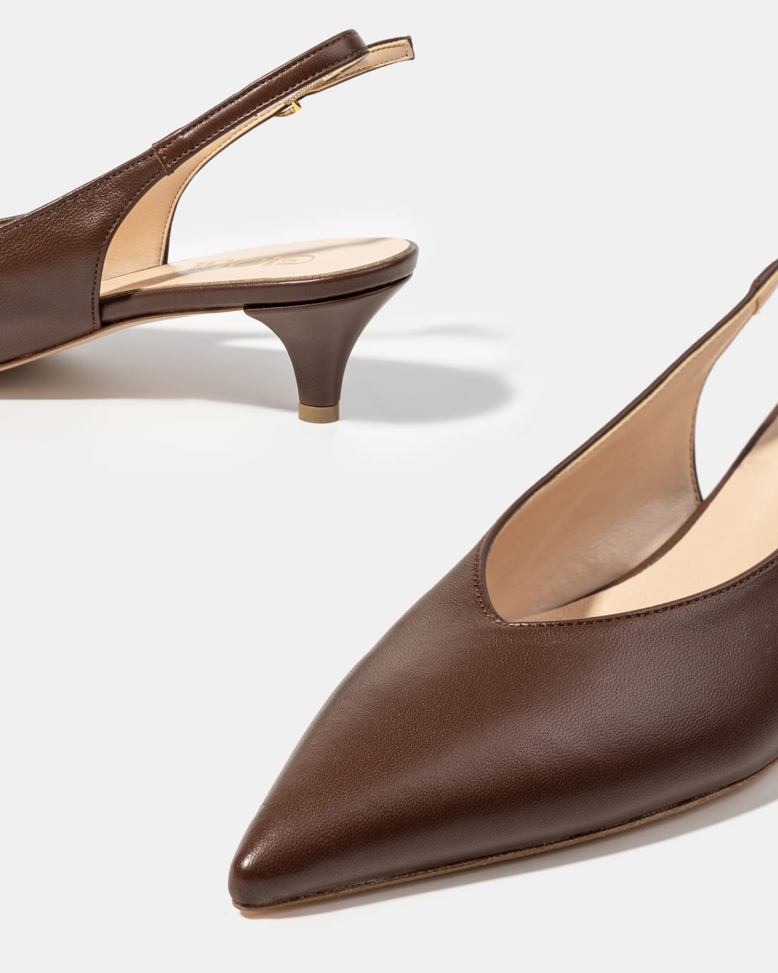 Темно-коричневые кожаные туфли - Image 4 of 4