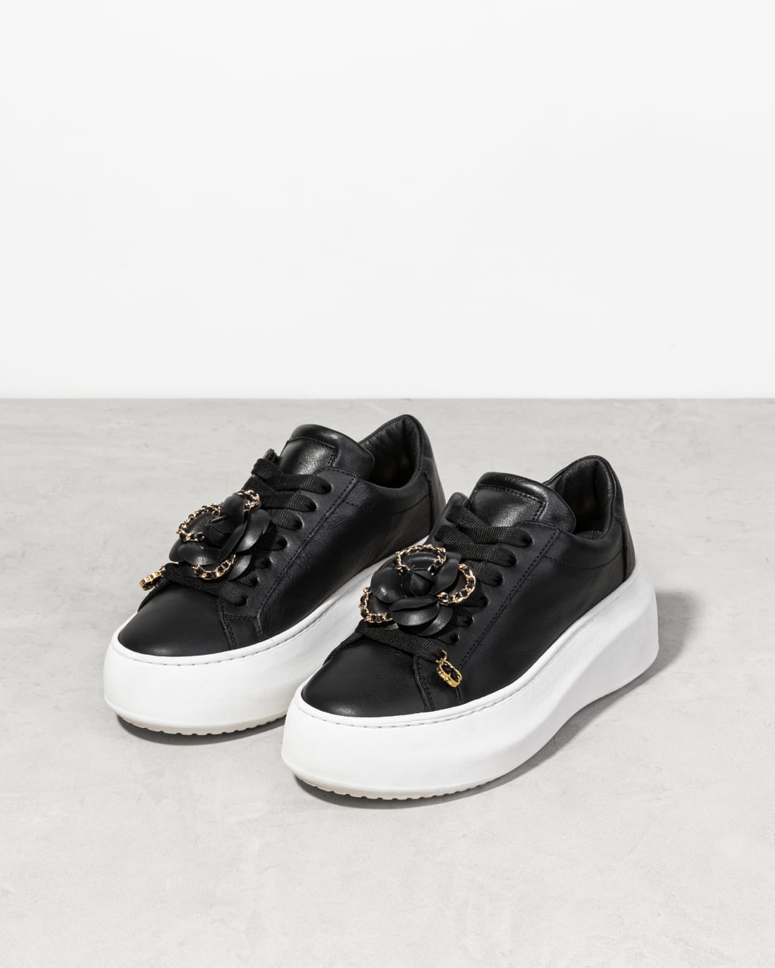 Черные кожаные кеды - Image 2 of 3