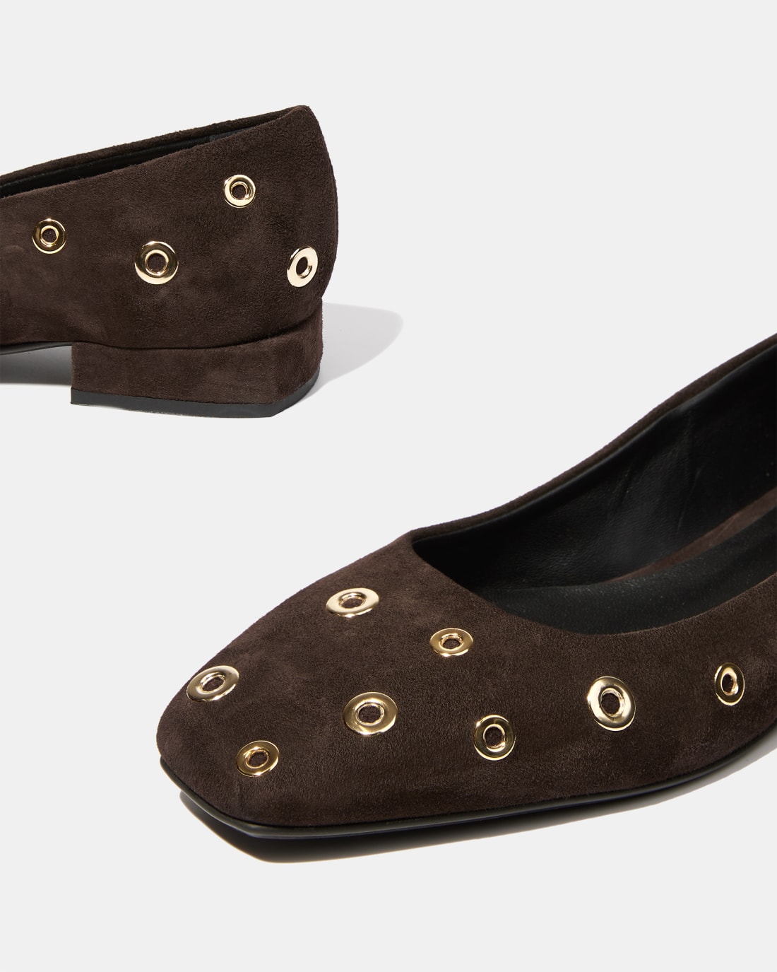 Темно-коричневые замшевые туфли - Image 4 of 5