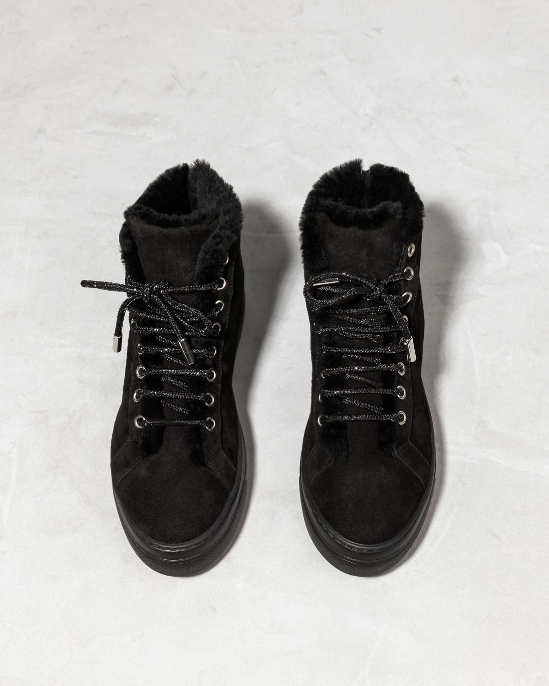 Черные замшевые кеды - Image 2 of 5