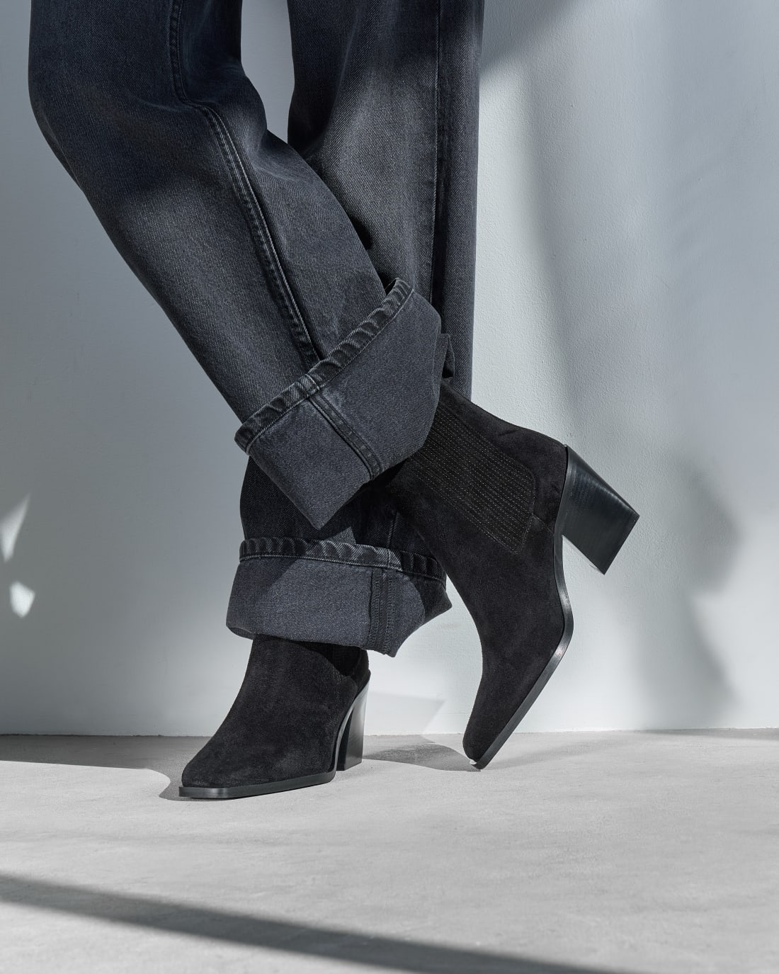 Черные замшевые ботинки - Image 6 of 8