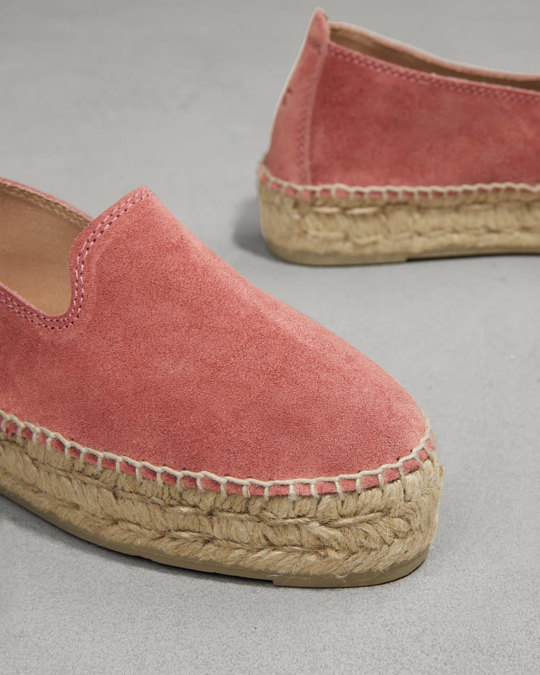Бордовые замшевые эспадрильи - Image 3 of 5