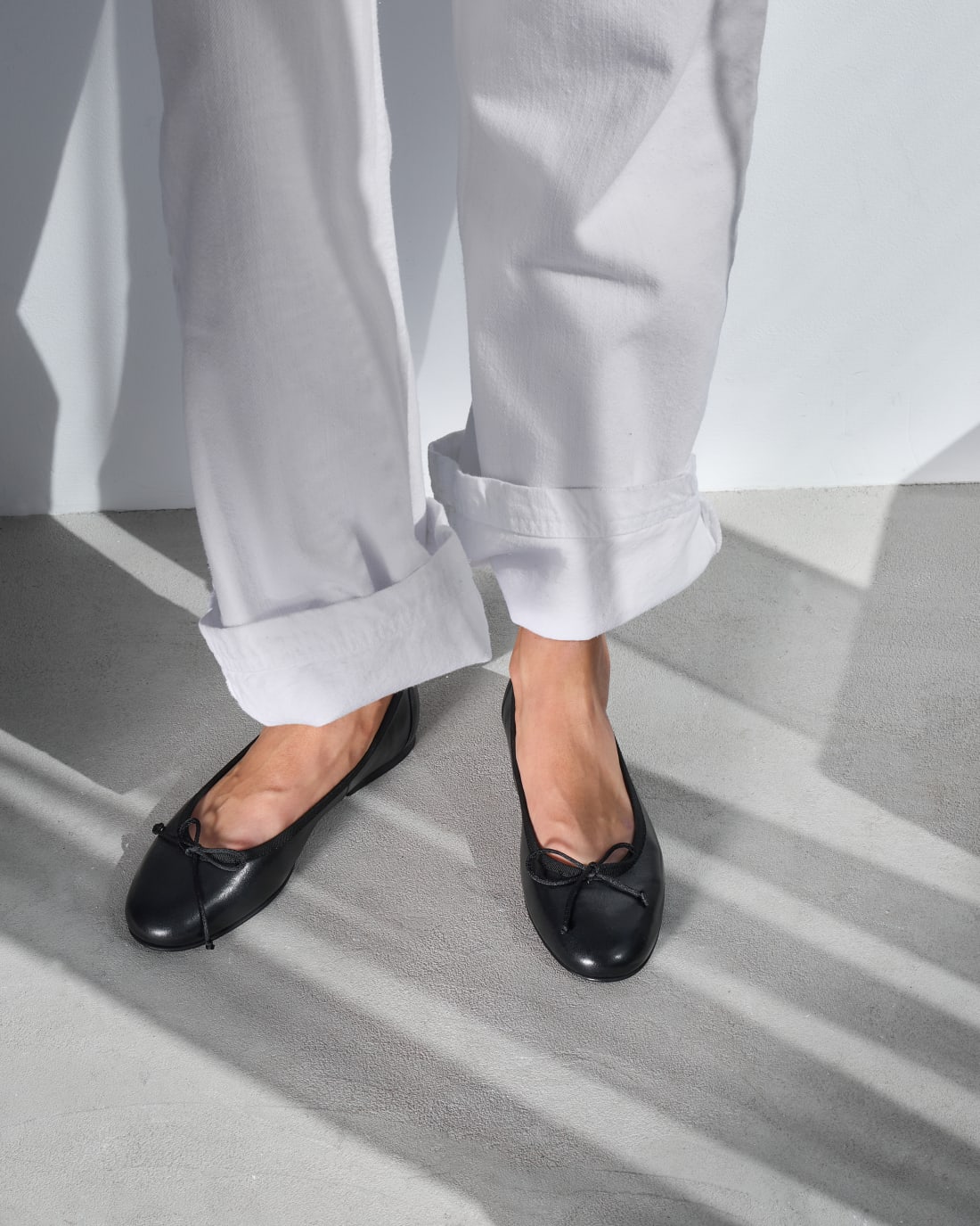 Черные кожаные балетки - Image 5 of 7