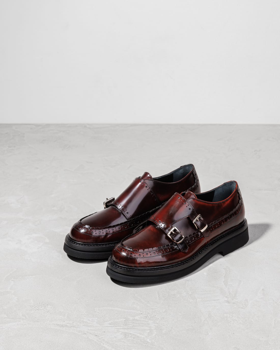 Бордовые лоферы из натуральной кожи - Image 2 of 4