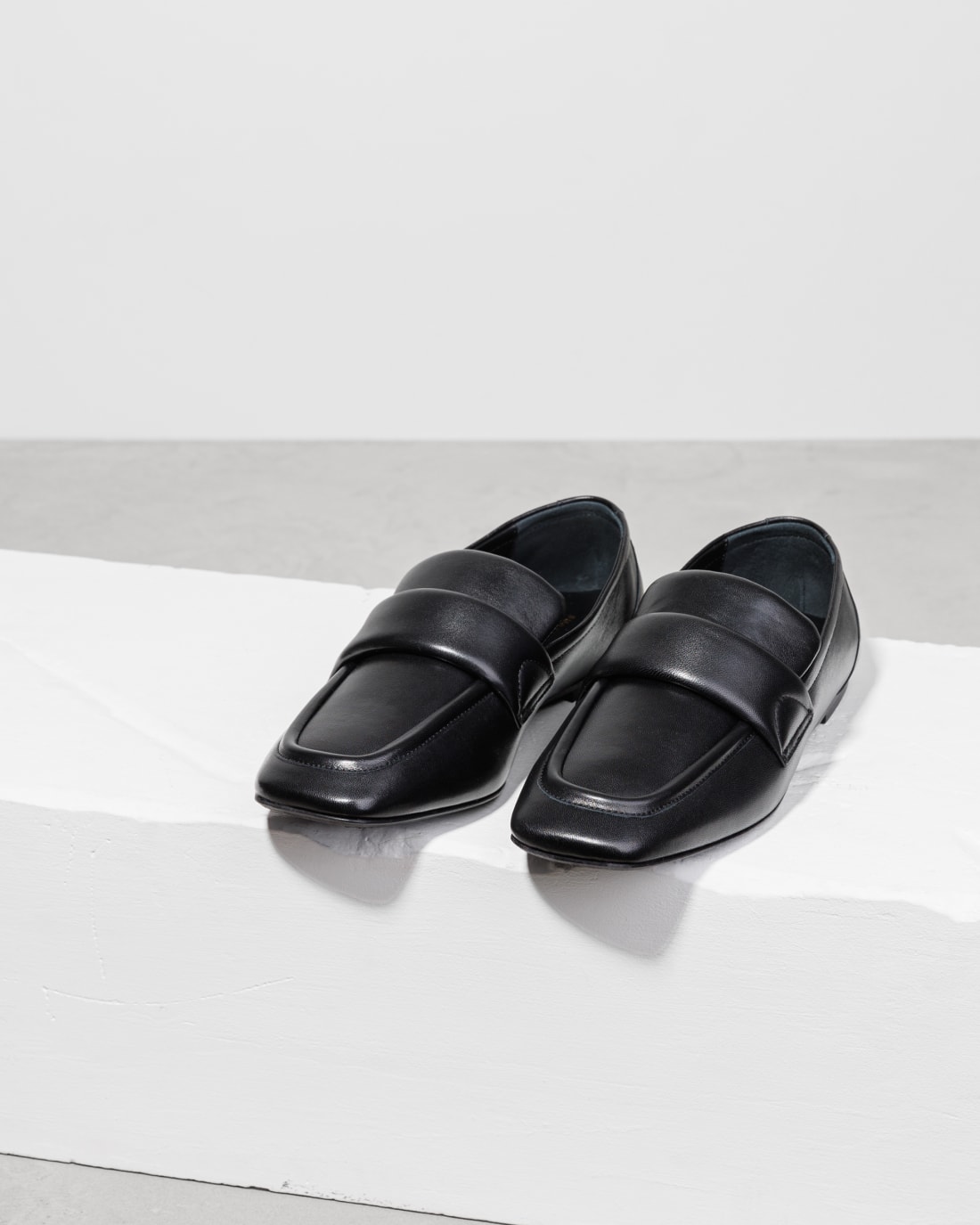 Черные кожаные лоферы с пряжкой - Image 2 of 6