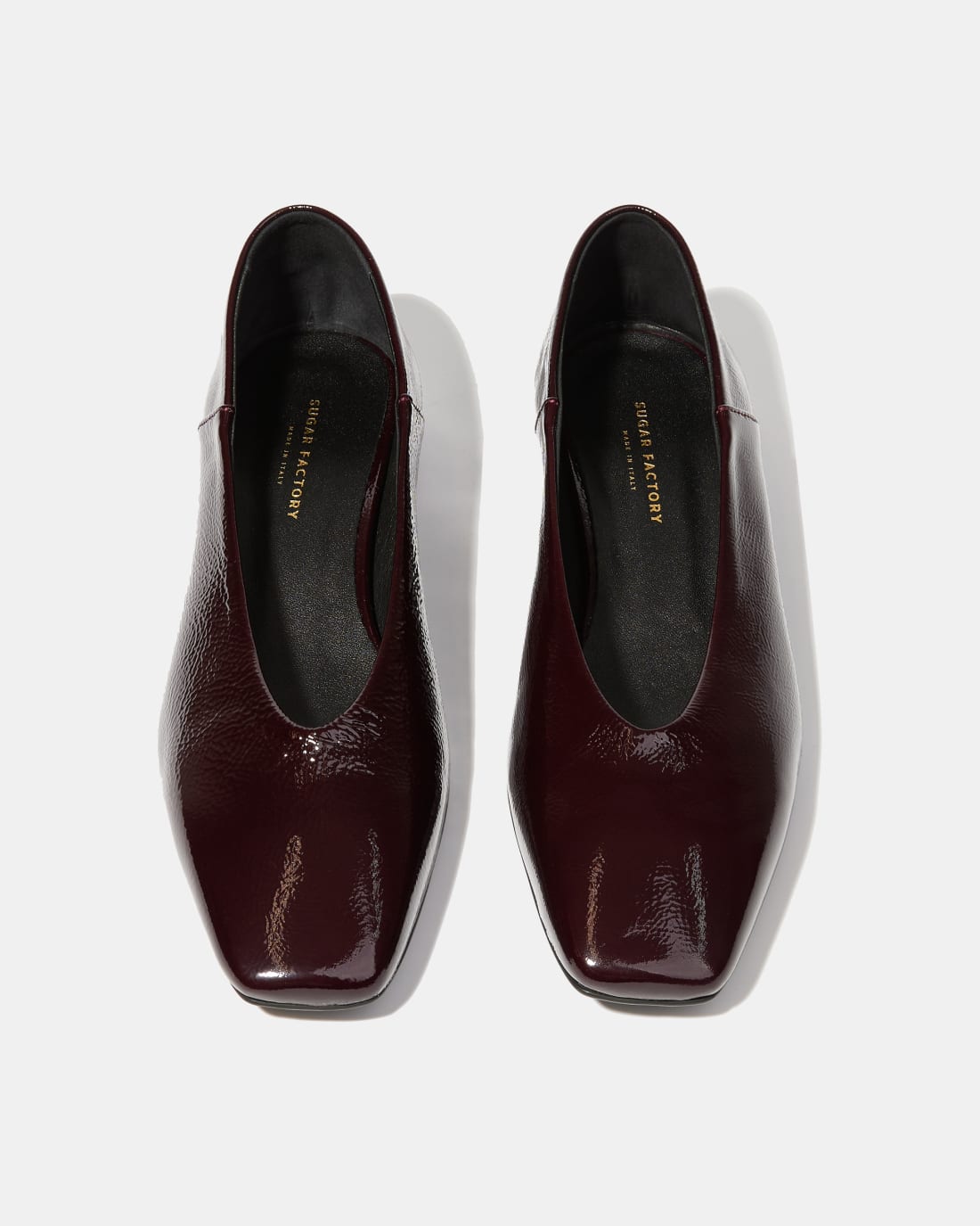 Темно-бордовые лаковые туфли - Image 3 of 6