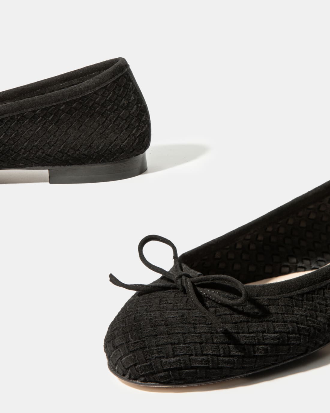 Черные балетки с бантиком - Image 4 of 4