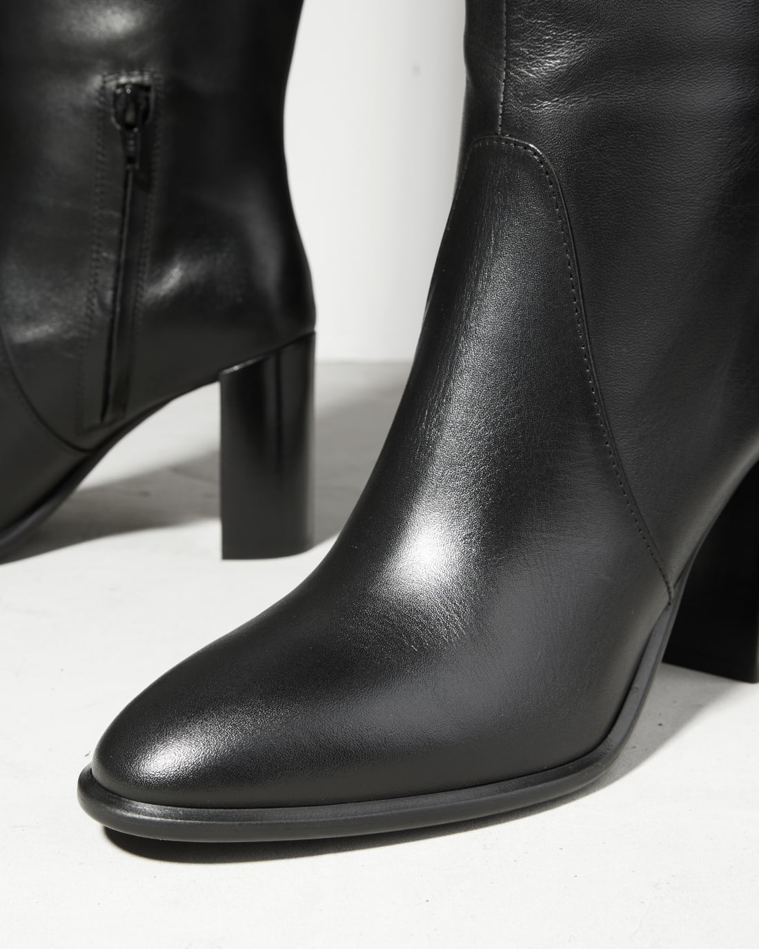 Черные кожаные сапоги - Image 4 of 6
