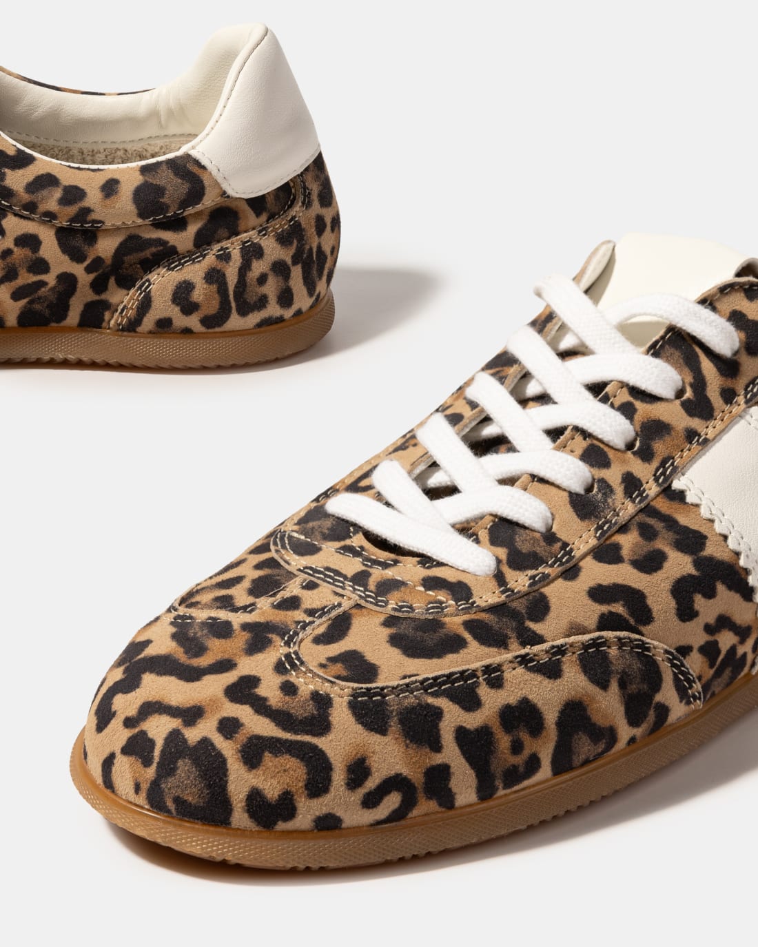 Замшевые кеды с леопардовым принтом - Image 4 of 5