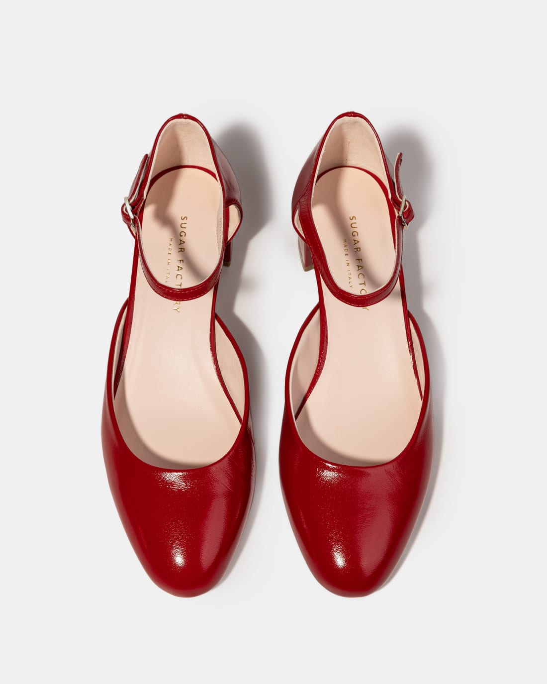 Красные лакированные туфли на каблуке - Image 3 of 5