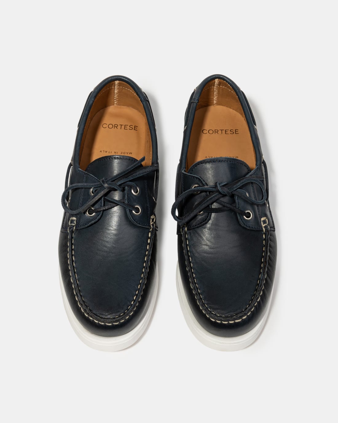 Темно-синие мокасины со шнурками - Image 3 of 5