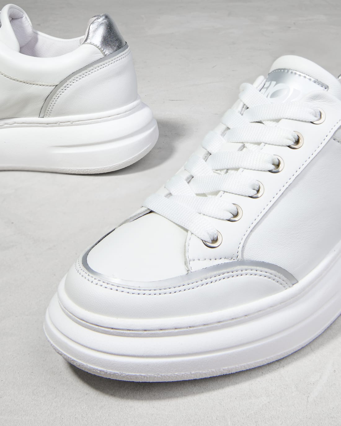 Белые кожаные кеды - Image 4 of 4