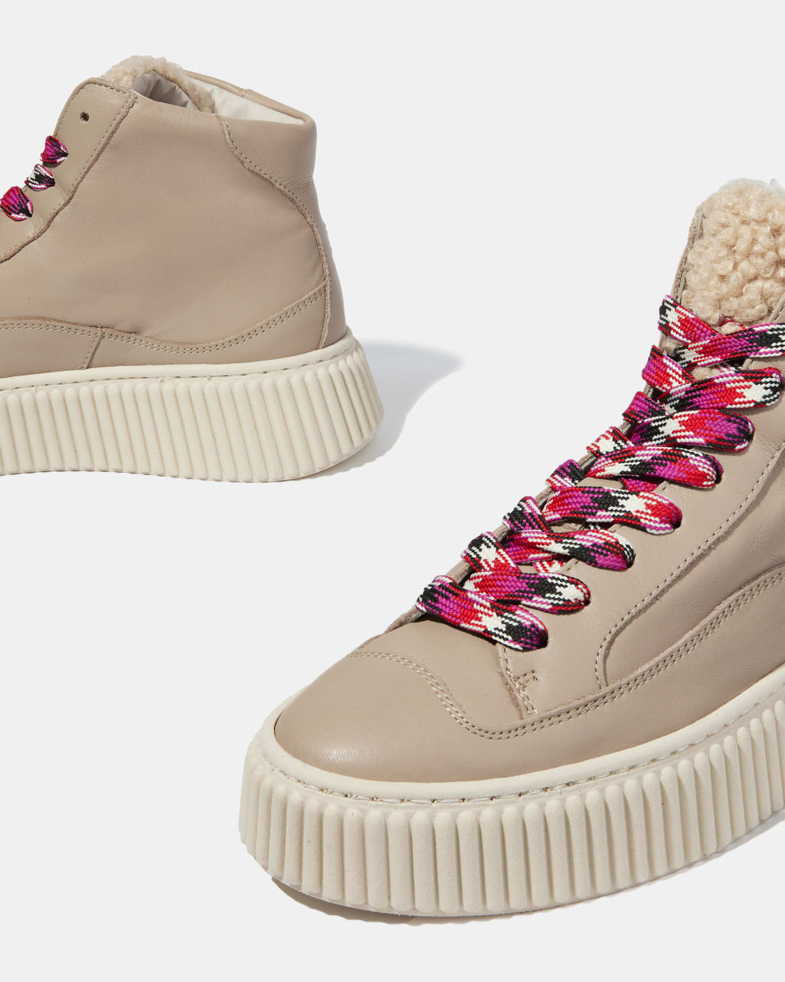 Серые кожаные кеды - Image 4 of 5