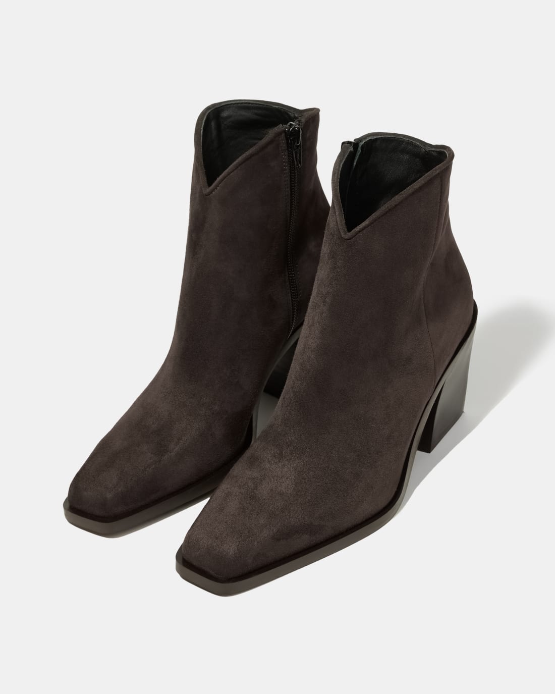 Коричневые замшевые ботильоны - Image 2 of 5