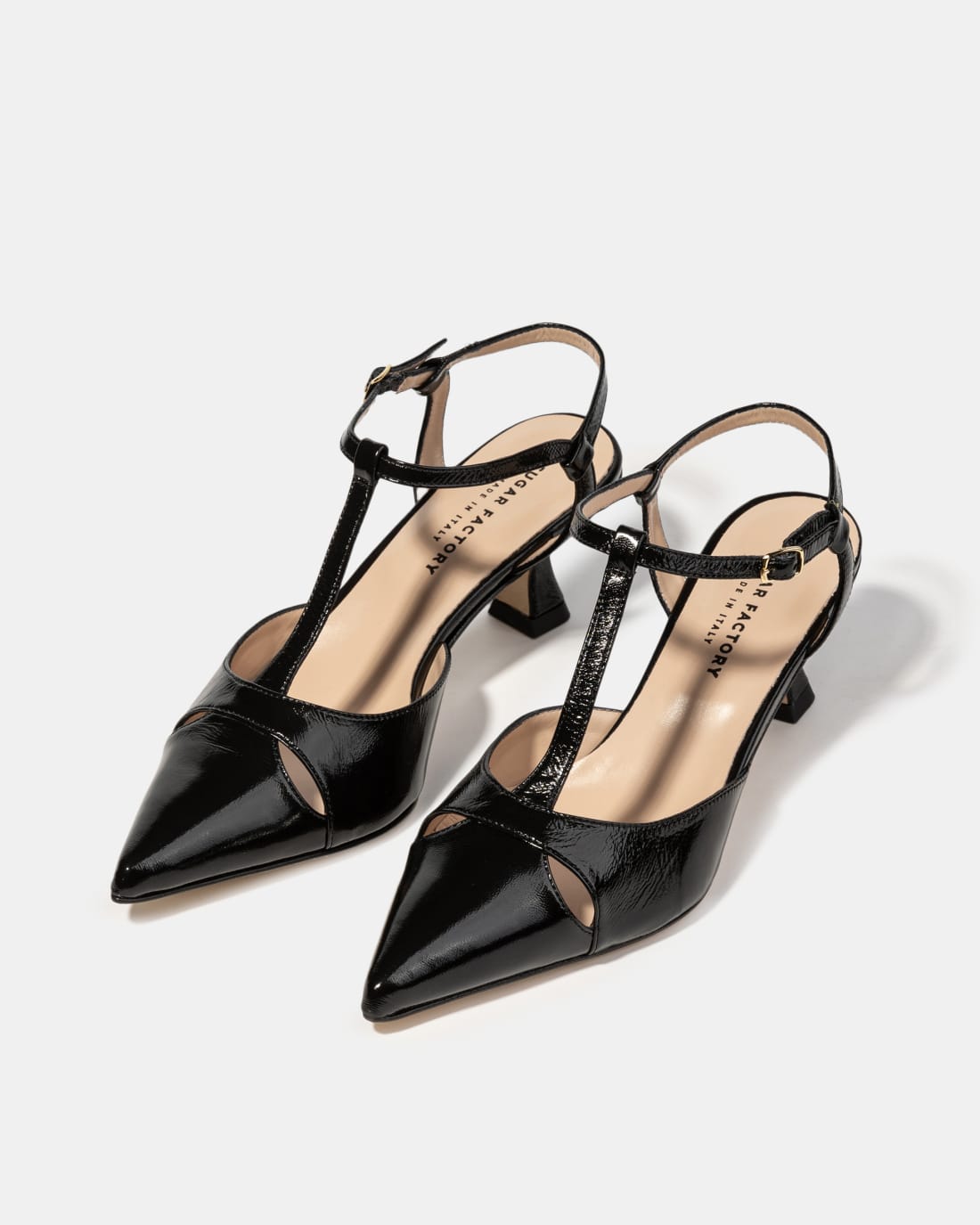 Черные кожаные туфли с ремешками - Image 2 of 4