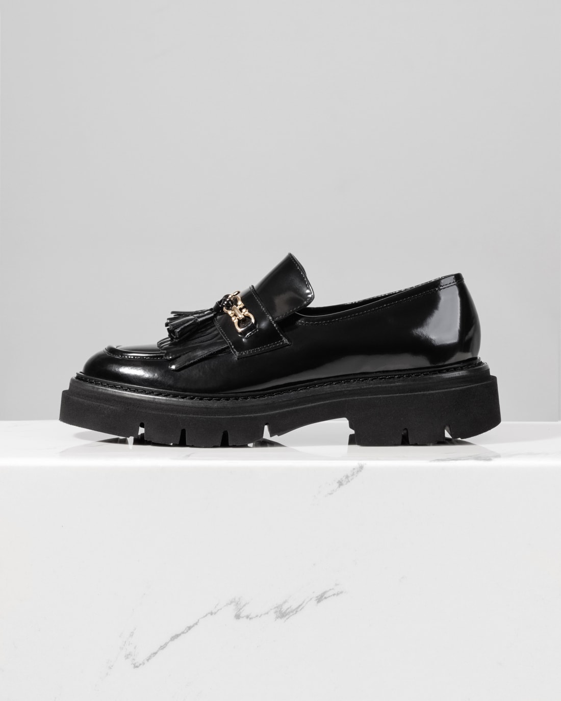 Черные кожаные мокасины - Image 1 of 5