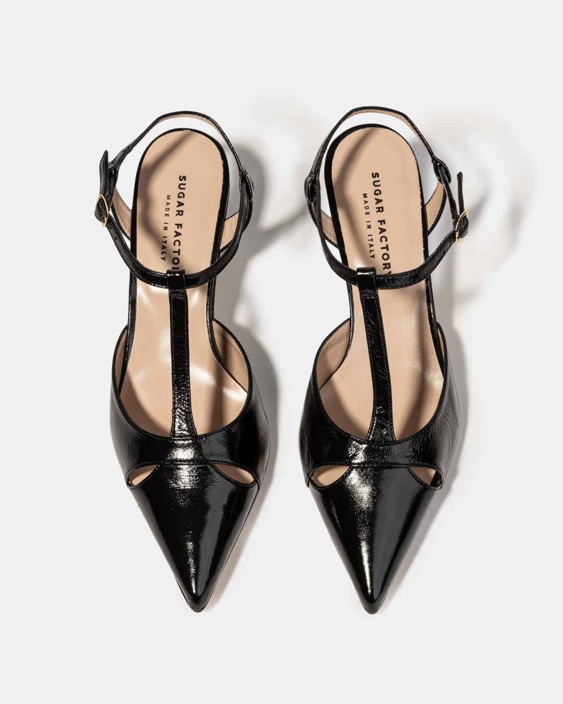 Черные кожаные туфли с ремешками - Image 3 of 4