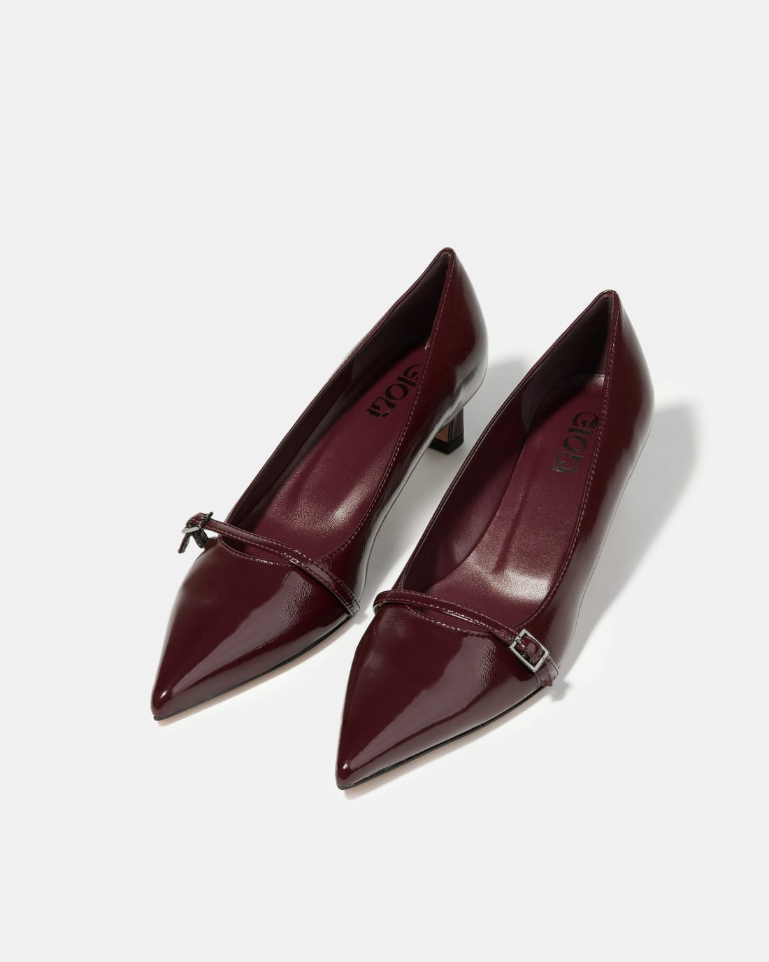 Бордовые туфли из натуральной кожи - Image 2 of 4