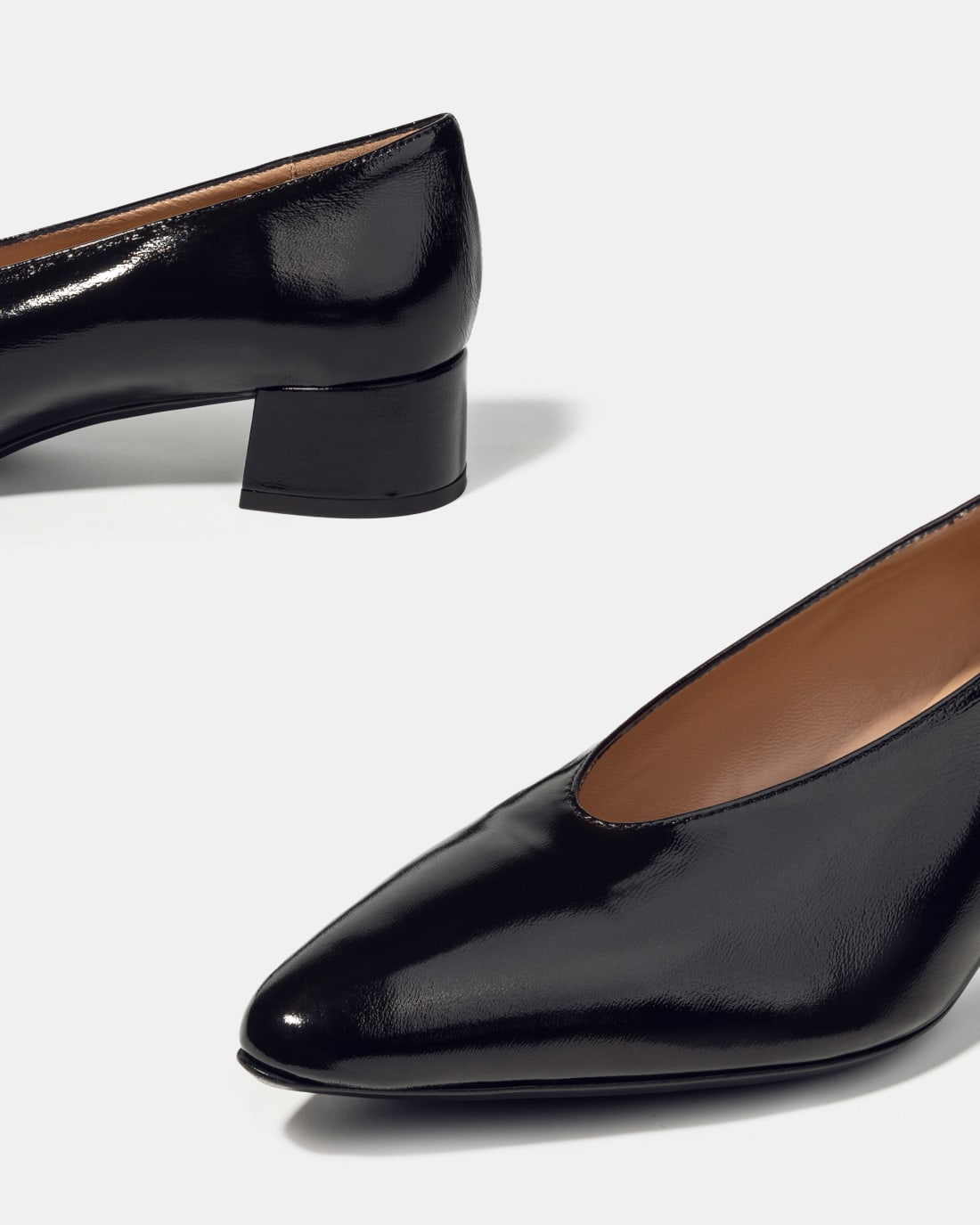 Чёрные туфли из натуральной кожи - Image 4 of 6