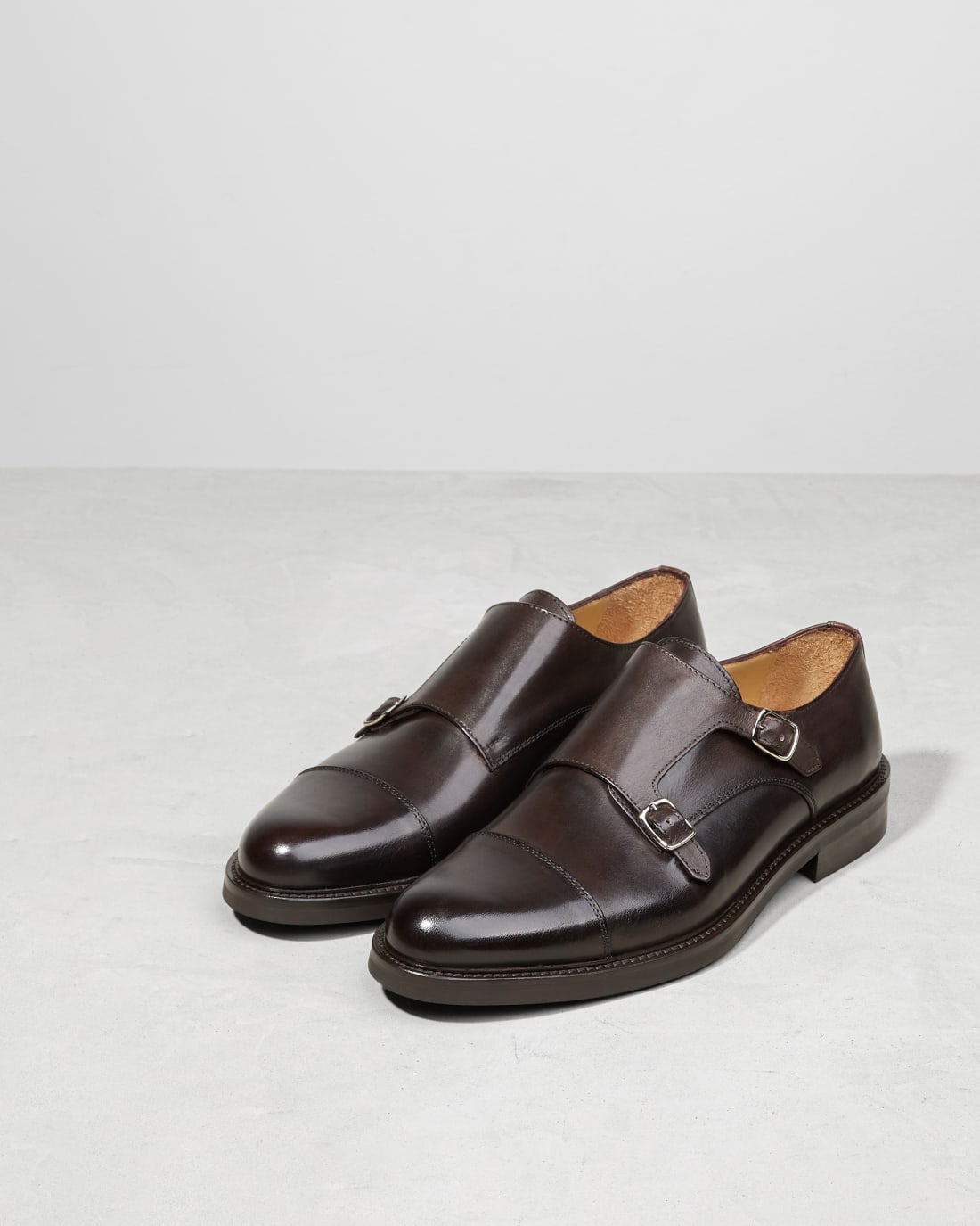 Темно-коричневые кожаные туфли - Image 2 of 5
