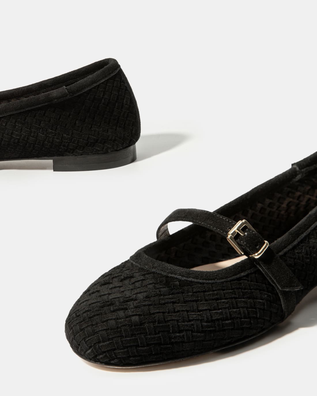 Черные балетки с ремешком - Image 4 of 4