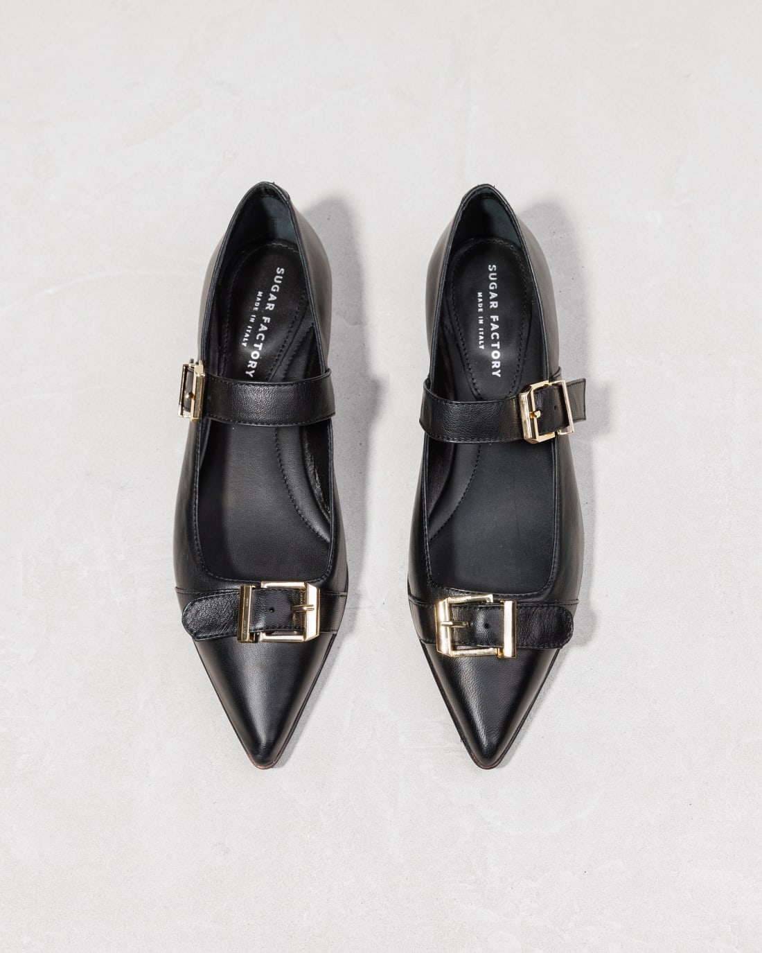 Черные кожаные туфли с пряжками - Image 3 of 4