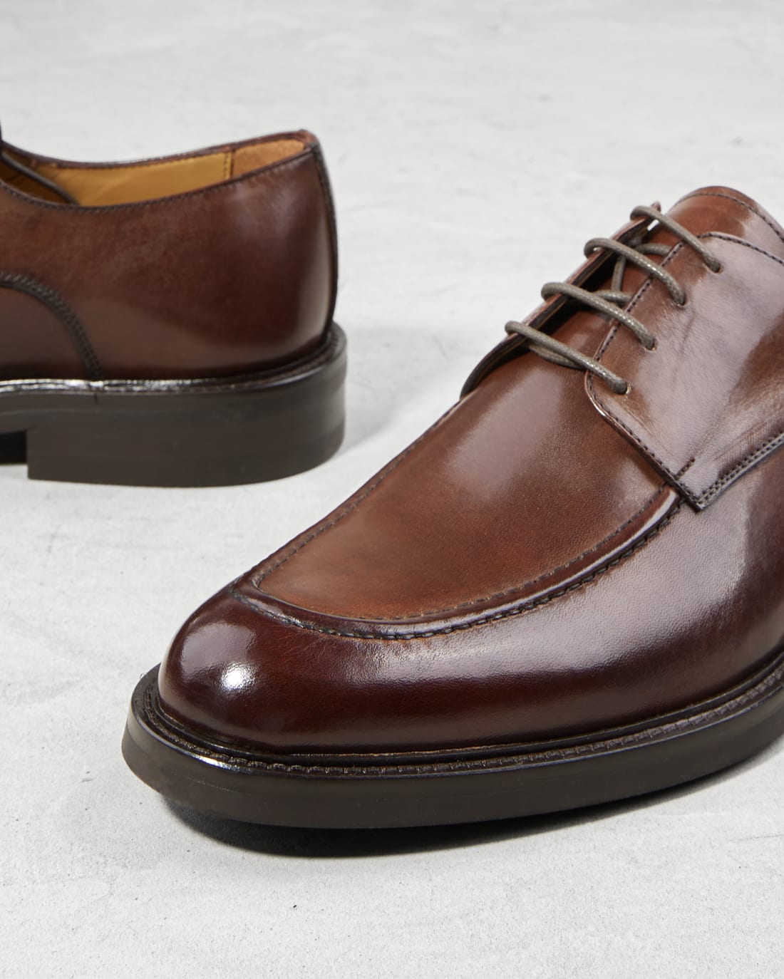 Коричневые туфли из натуральной кожи - Image 4 of 5