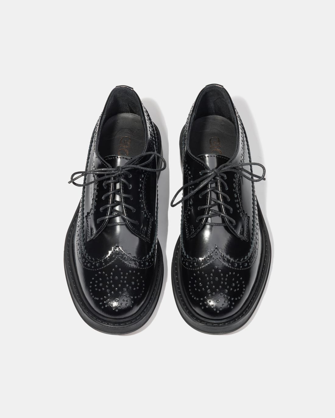 Черные кожаные броги, классический стиль - Image 3 of 4