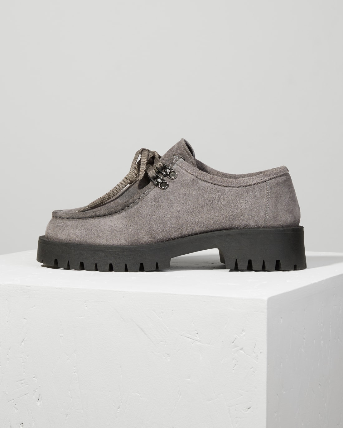 Серые замшевые ботинки casual style - Image 1 of 4