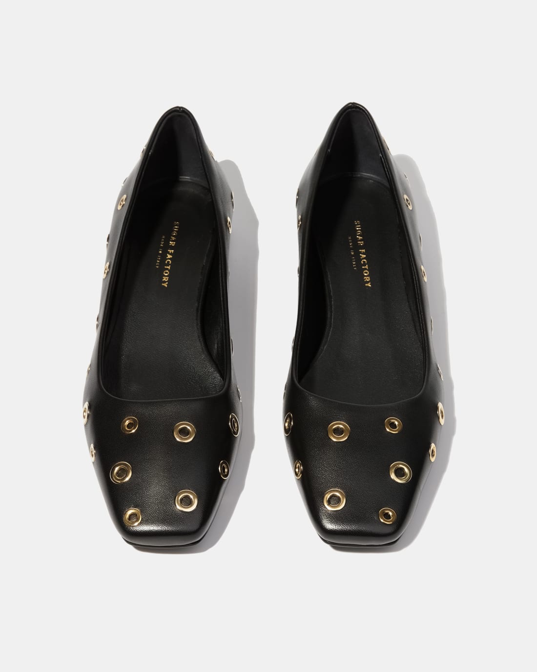 Черные кожаные туфли с заклепками - Image 3 of 5