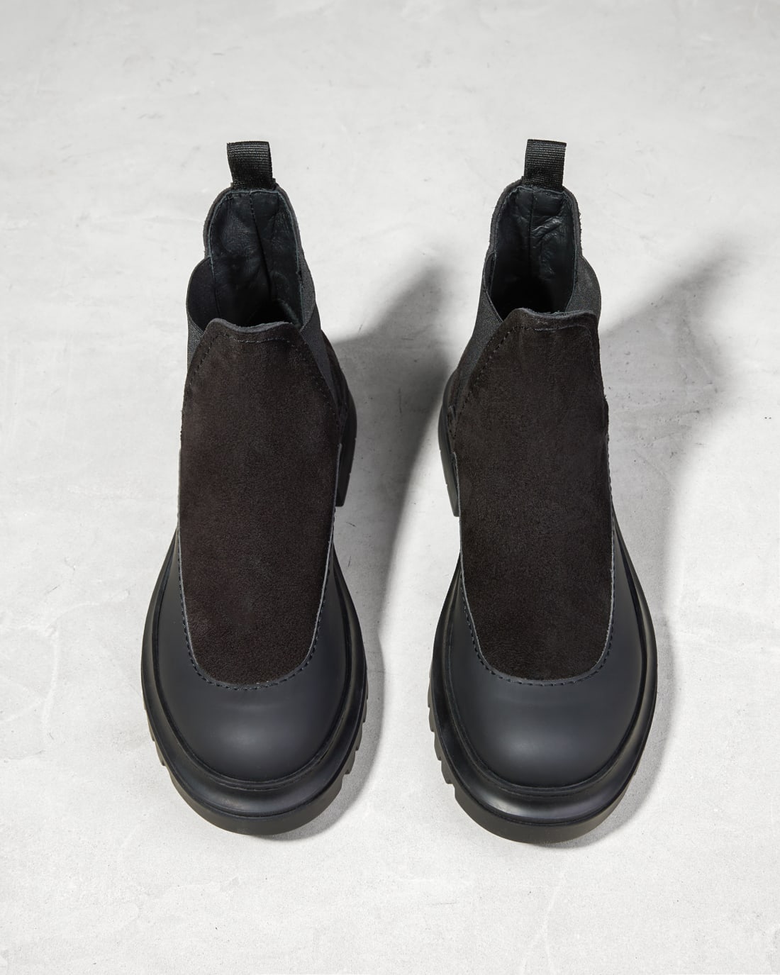 Черные замшевые ботинки, классический стиль - Image 2 of 5